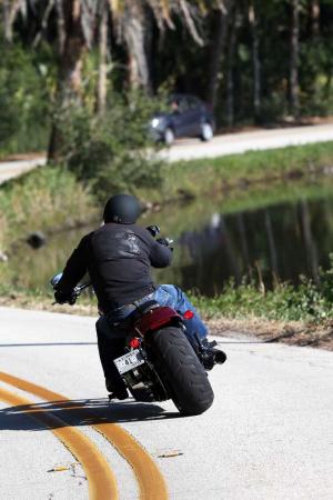 2013 Harley-Davidson Breakout Cornering Rear