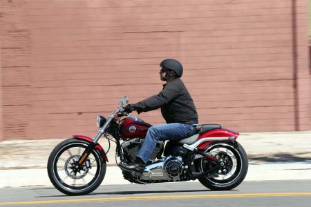 2013 Harley-Davidson Breakout Left Action