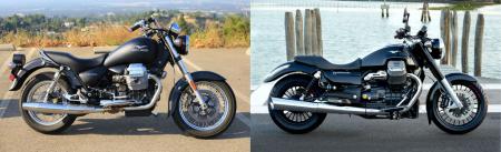 Moto Guzzi加州黑鹰vs加州1400 Custom